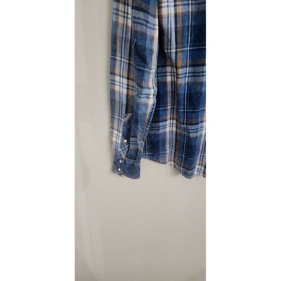 BKE Buckle Vintage 1967 Pearl Snap Shirt Size Medium Long Sleeve‎ Cowboy Western - Picture 5 of 9